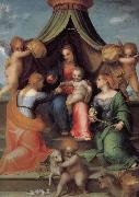 Andrea del Sarto Salin-day Saints mysterious marriage oil on canvas
